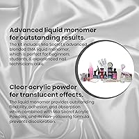 Vista 3 de Mia Secret Professional Acrylic Nail Kit/Set For Beginner - Nail kit with everything - Kit de uñas acrilicas completo mia secret - Kit para uñas