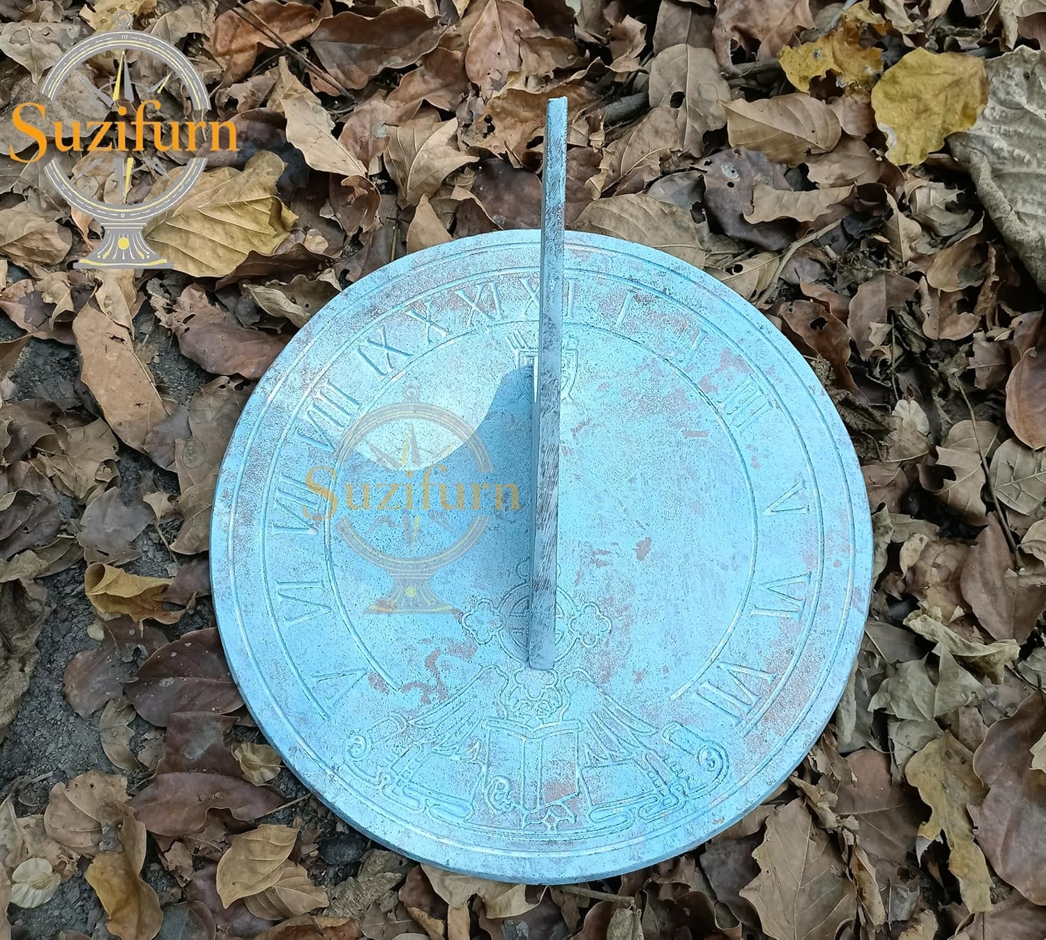 Antique-Style Sundial for Yard or Patio Outdoor Timepiece with Classic Charm