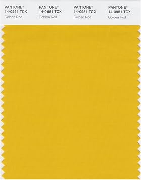 PANTONE SMART 14-0951X Color Swatch Card, Golden Rod