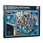 YouTheFan NFL Carolina Panthers Purebred Fans 500pc Puzzle - A Real Nailbiter