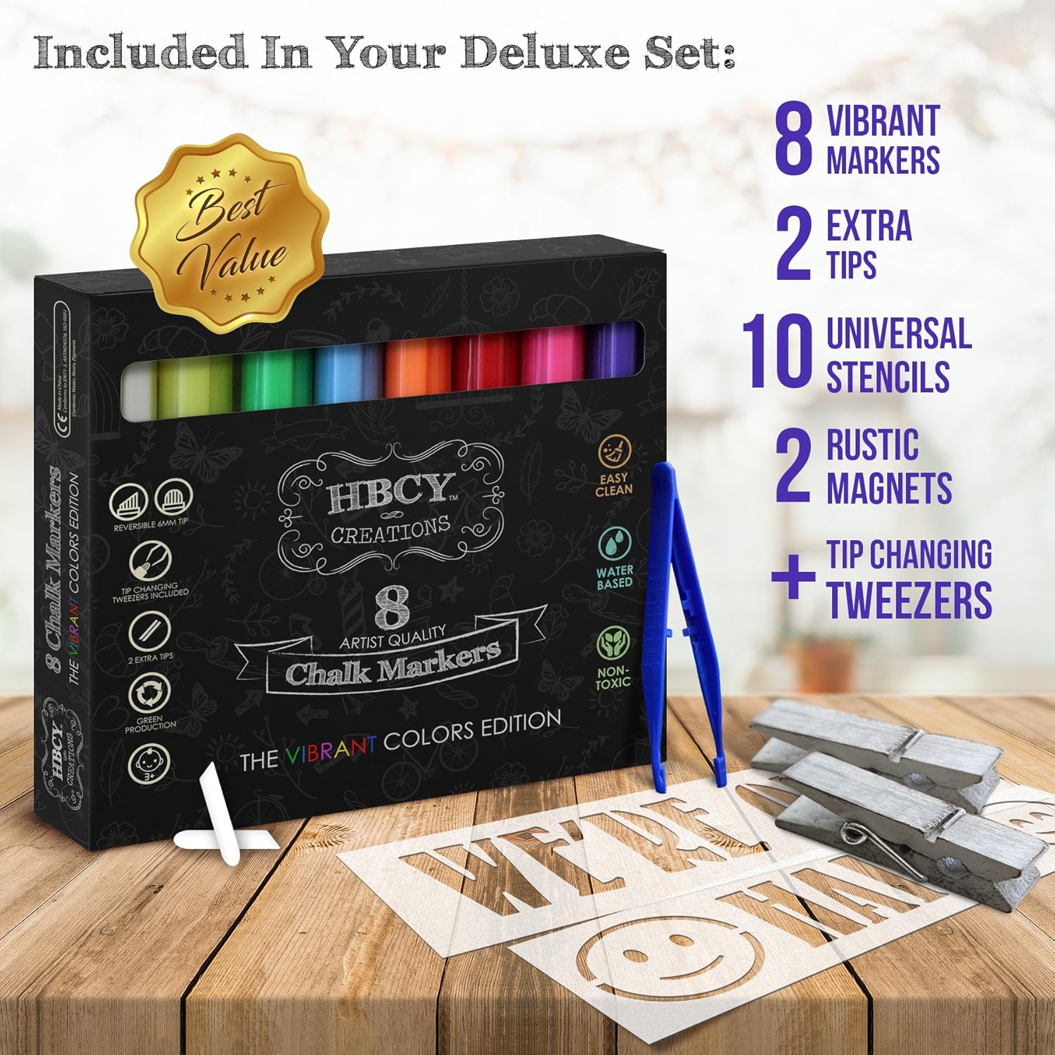 Rustic Magnetic A-Frame Chalkboard Sign/Extra Large 40" x 20" Free Standing Chalkboard Easel/Sturdy Sidewalk Sign Sandwich Board/Outdoor A Frame Chalk Board for Weddings & More! : Office Products