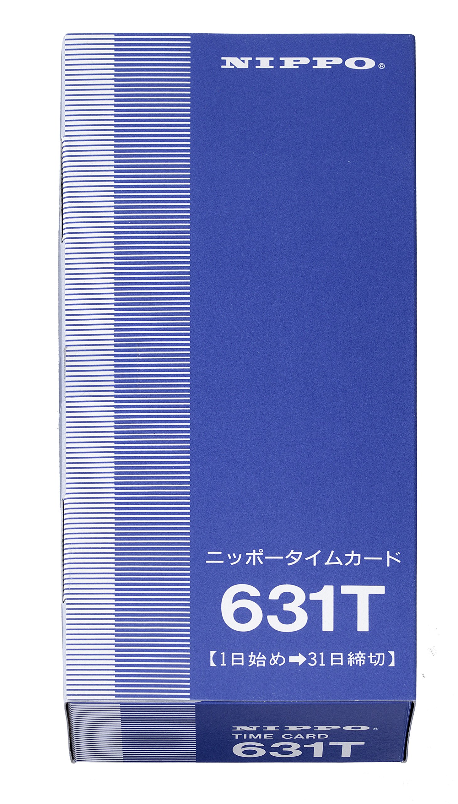 (未使用･未開封品)ニッポー タイムカード NTR-2500、2700用 631T(月末締) Amazon | ニッポー タイムカード NTR-2500、2700用 631T(月末締