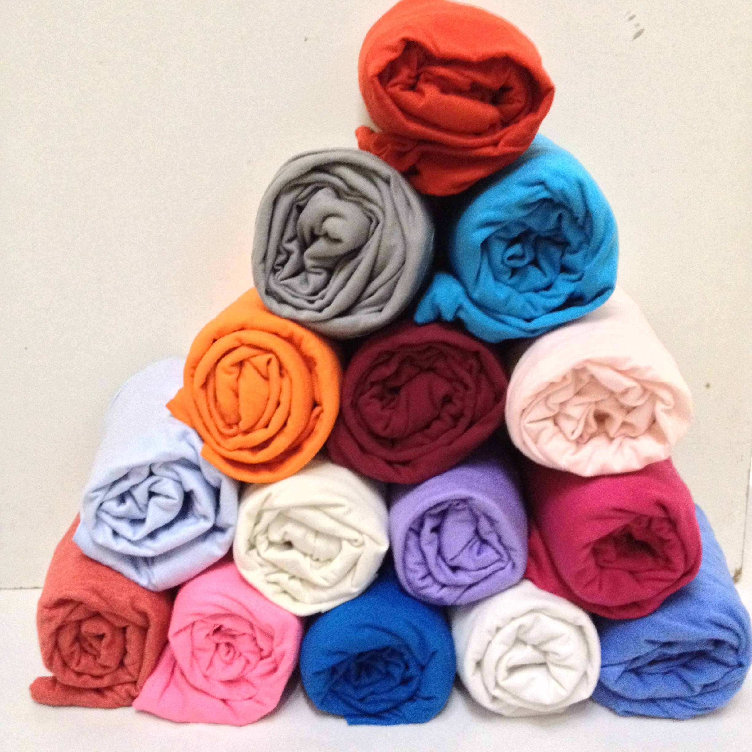 Pack of 2 (Two) Luxury Percale Cot Bed Fitted Sheets Available in 21 Colours (Silver)