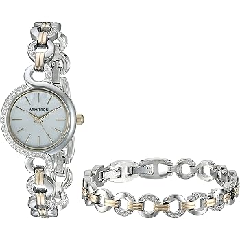 armitron watch and bracelet set