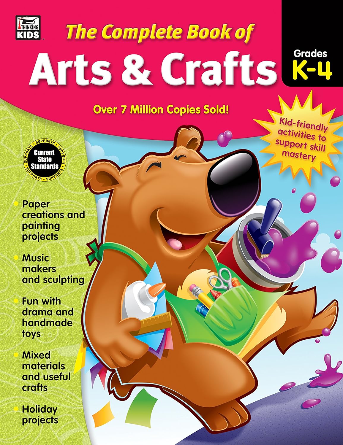 Carson Dellosa Complete Book of Arts and Crafts for Kids 416pgs
