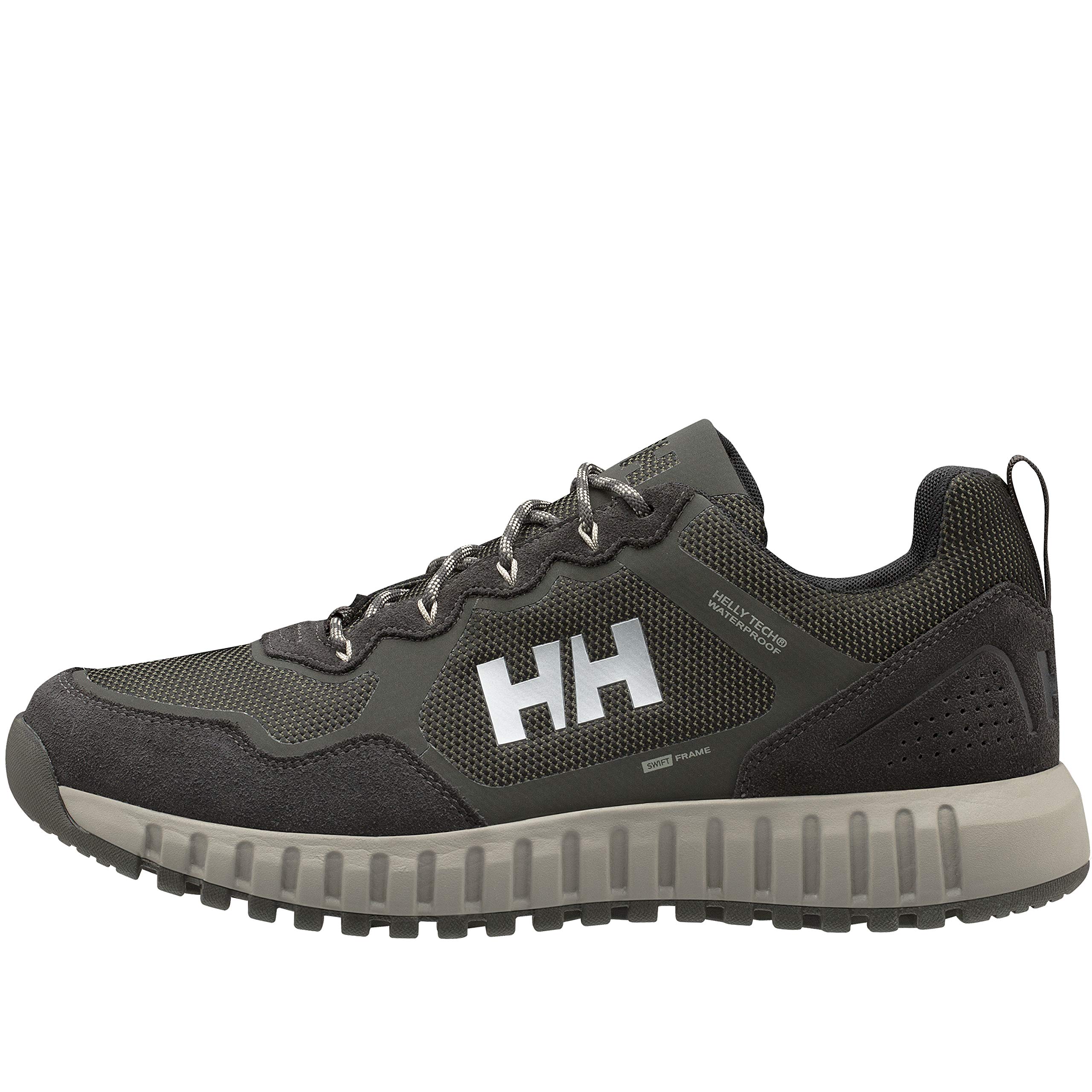 Helly-Hansen Mens Monashee ULLR Low Helly Tech Hiking Shoe, 482 Beluga/orest Night/Aluminum, 990 Black/Ebony/Charcoal, 7