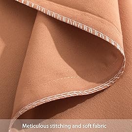 FLXXIE 2 Pack Microfiber Toddler Pillowcases, 14x20 Inches Fits Pillow Sized 12x16, 13x18 or 14x20, Soft and Cozy Small Travel Pillow Covers with Envelope Closure, Tan