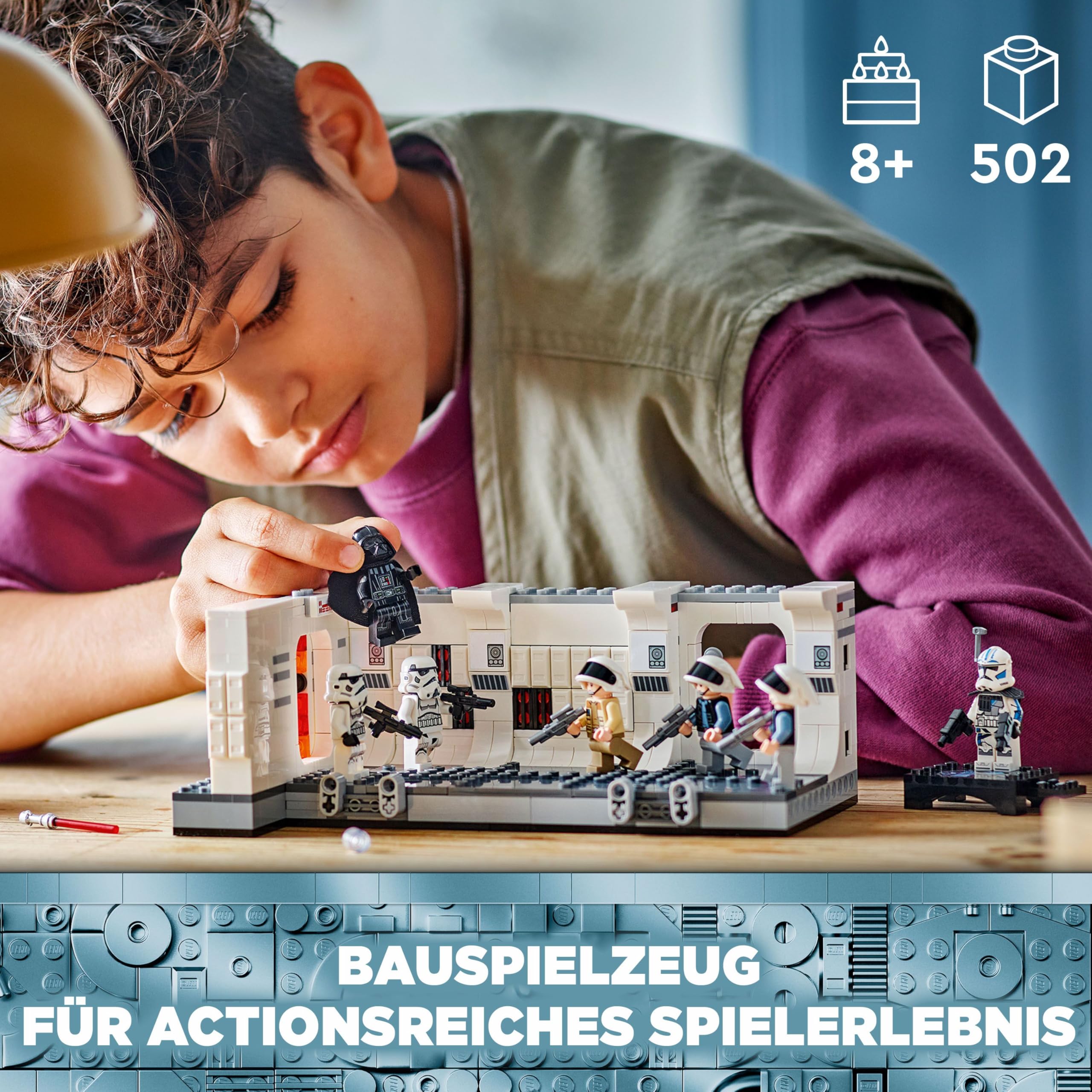 LEGO Star Wars 75387 An Bord der Tantive IV – Interaktives Spielzeug mit Explosionsfunktion, Plus 7 Mini-Figuren, darunter Darth Vader und ARC Trooper Fives – Geschenk für Jungen ab 8 Jahren und Fans