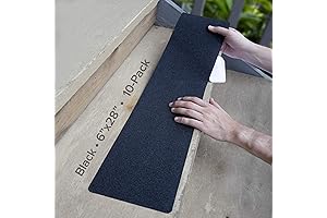 LifeGrip Anti Slip Traction Treads - The Perfect Non-Skid Stair Treads for...