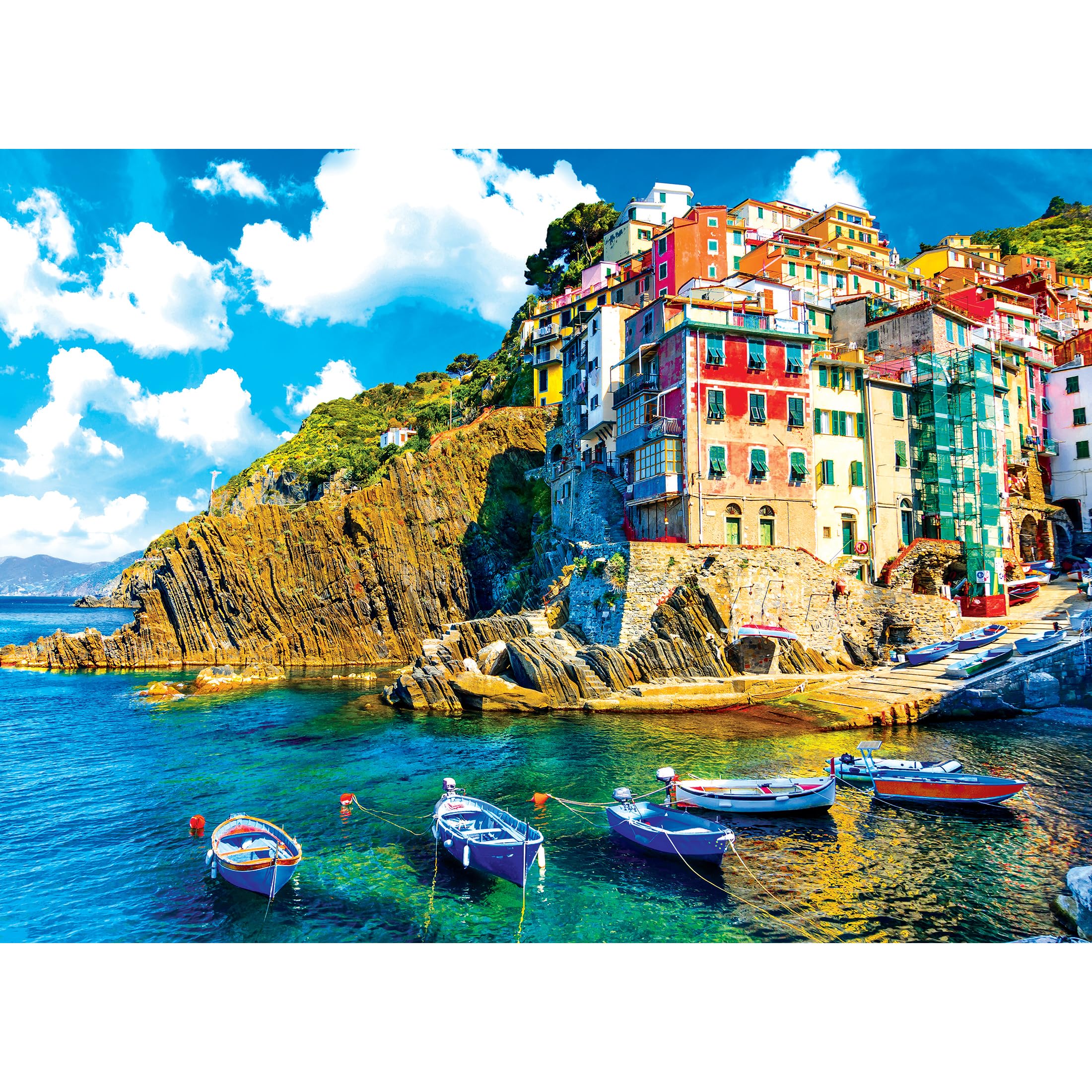 KODAK PREMIUM PUZZLES 1500 Piece - Cinque Terre Riomaggiore Village Italy