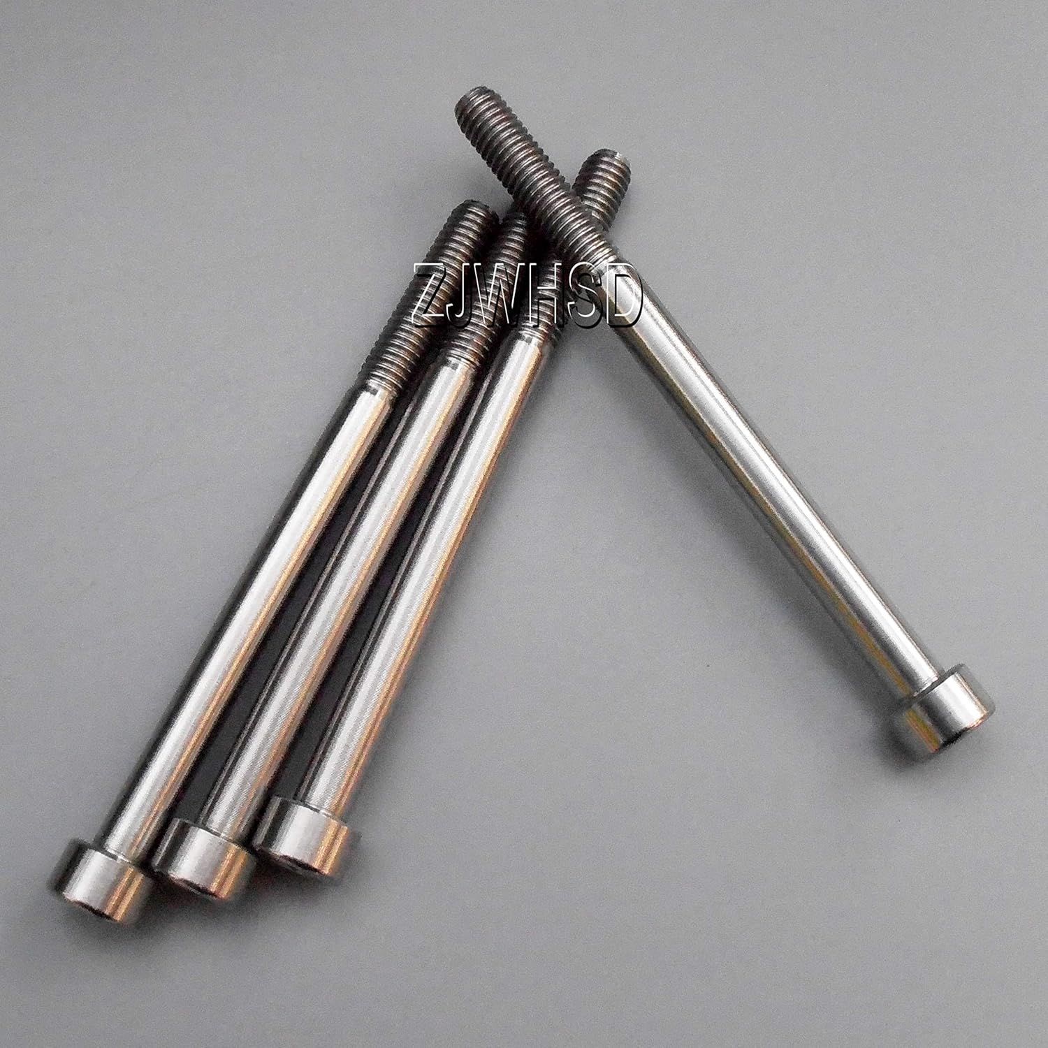 4pcs M6 x 80 mm Titanium Ti Screw Bolt Allen Hex Socket Cap Head/Aerospace Grade