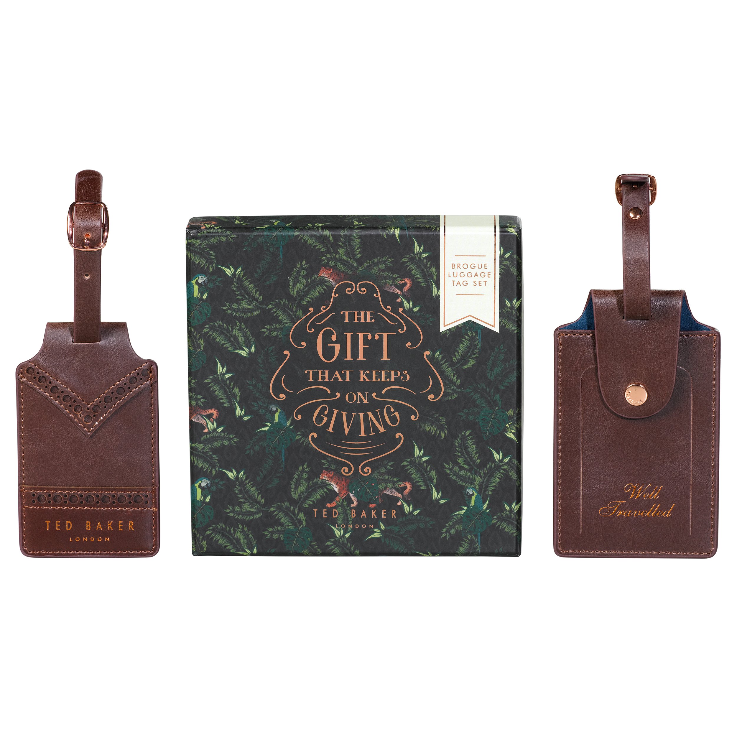 ted baker luggage tag set