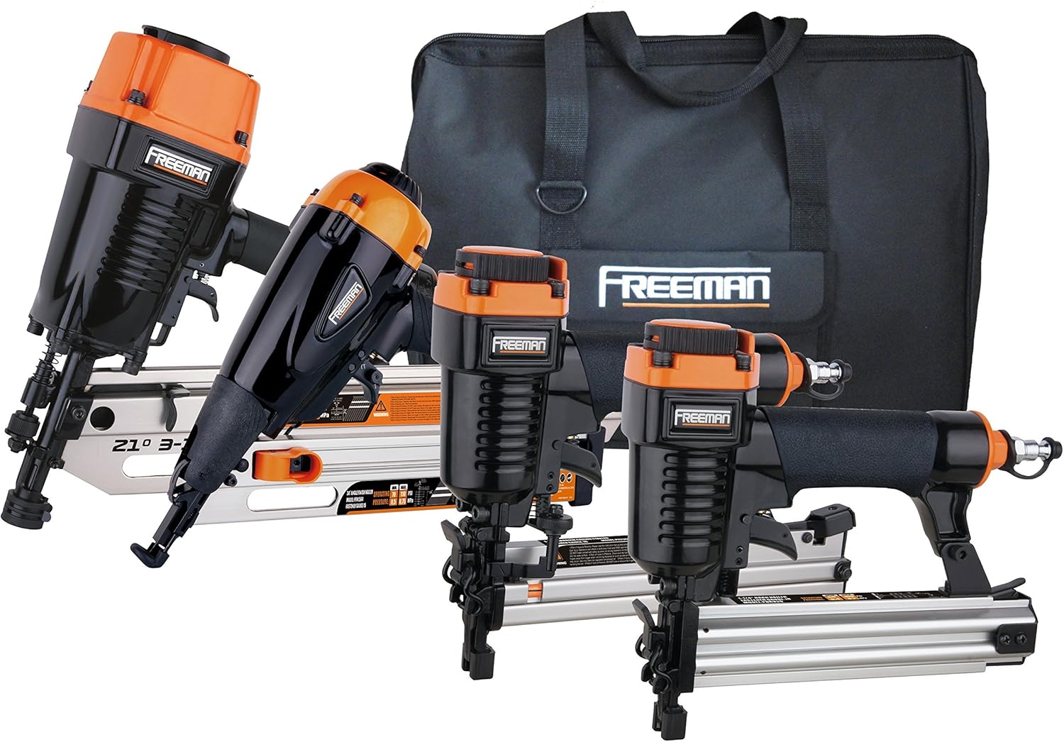 Freeman P4FRFNCB Pneumatic Framing and Finishing Combo Kit