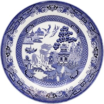 Churchill Blue Willow Plate 10" Set of 6