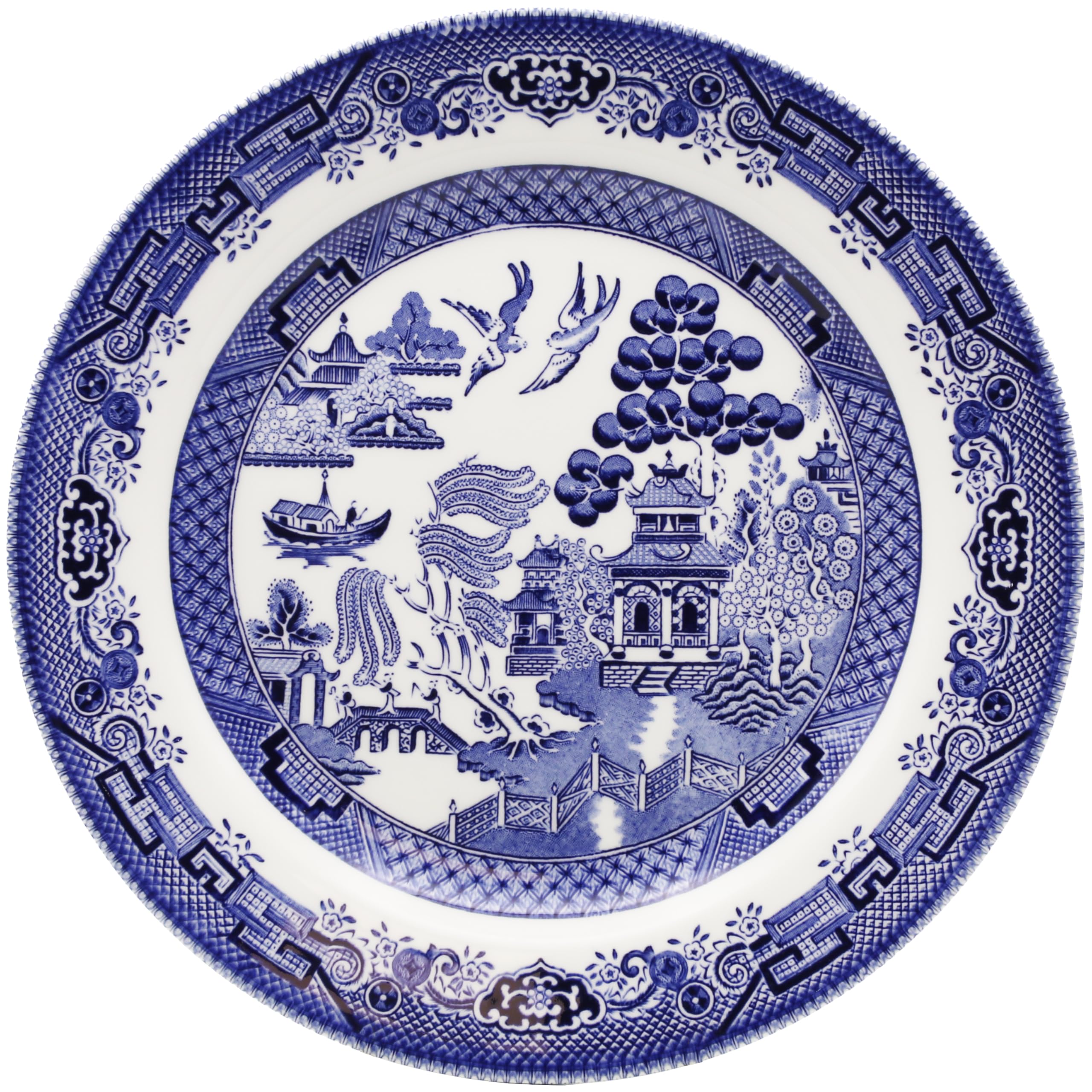 Churchill Blue Willow Plate 10" (Set of 6)