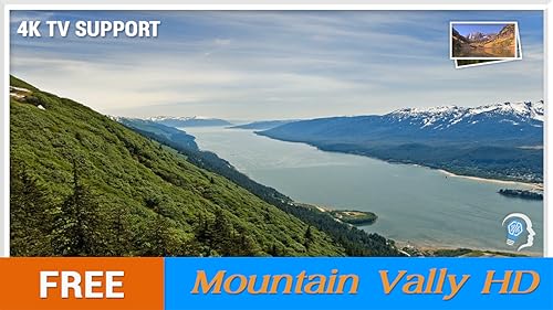 mountain valley HD grátis - decore seu quarto com belas paisagens em sua TV HDR 4K, TV 8K e disposit