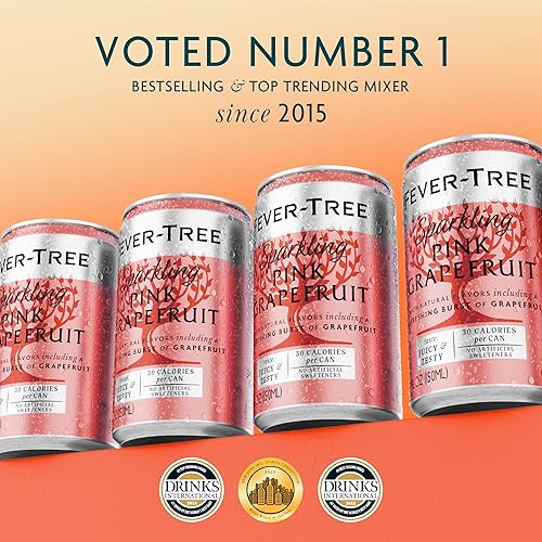 Miniatura 9 de Fever Tree Sparkling Yuzu & Lime - Mezclador de calidad prémium - Bebida refrescante para cócteles y cócteles sin alcohol. Ingredientes de origen