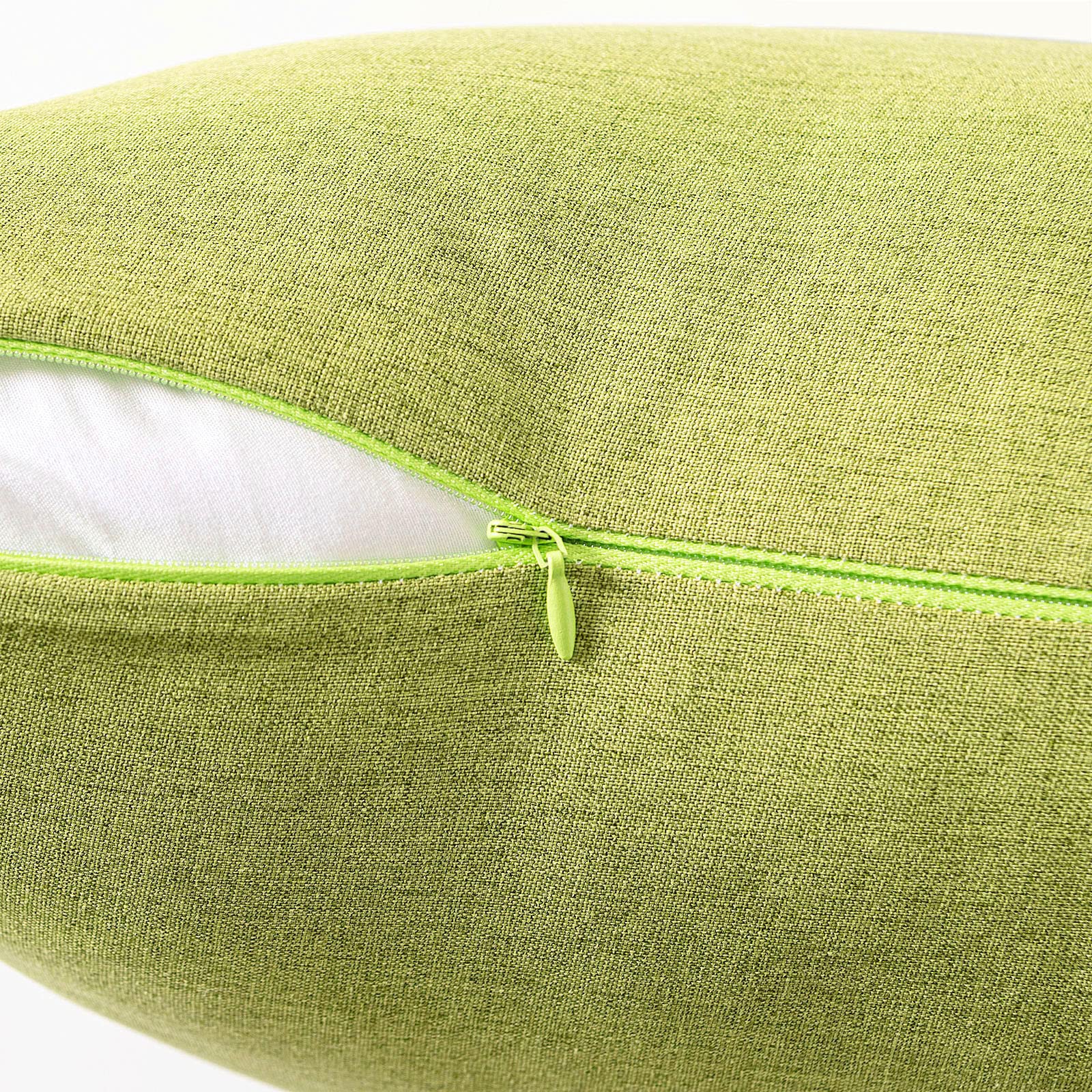 MIULEE Lot de 2 Taie d'oreiller Extérieure Imperméable en Polyester Doux avec Surface Hydrofugfe Housse de Coussin de Jardin Décoratif pour Salon Chambre 45x45cm Bleu Foncé
