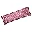 Microwavable Corn Filled Heating Pad and Cold Pack/Washable 100% Cotton Cover (Breezy - Raspberry, 5.25in W x 17.25in L)