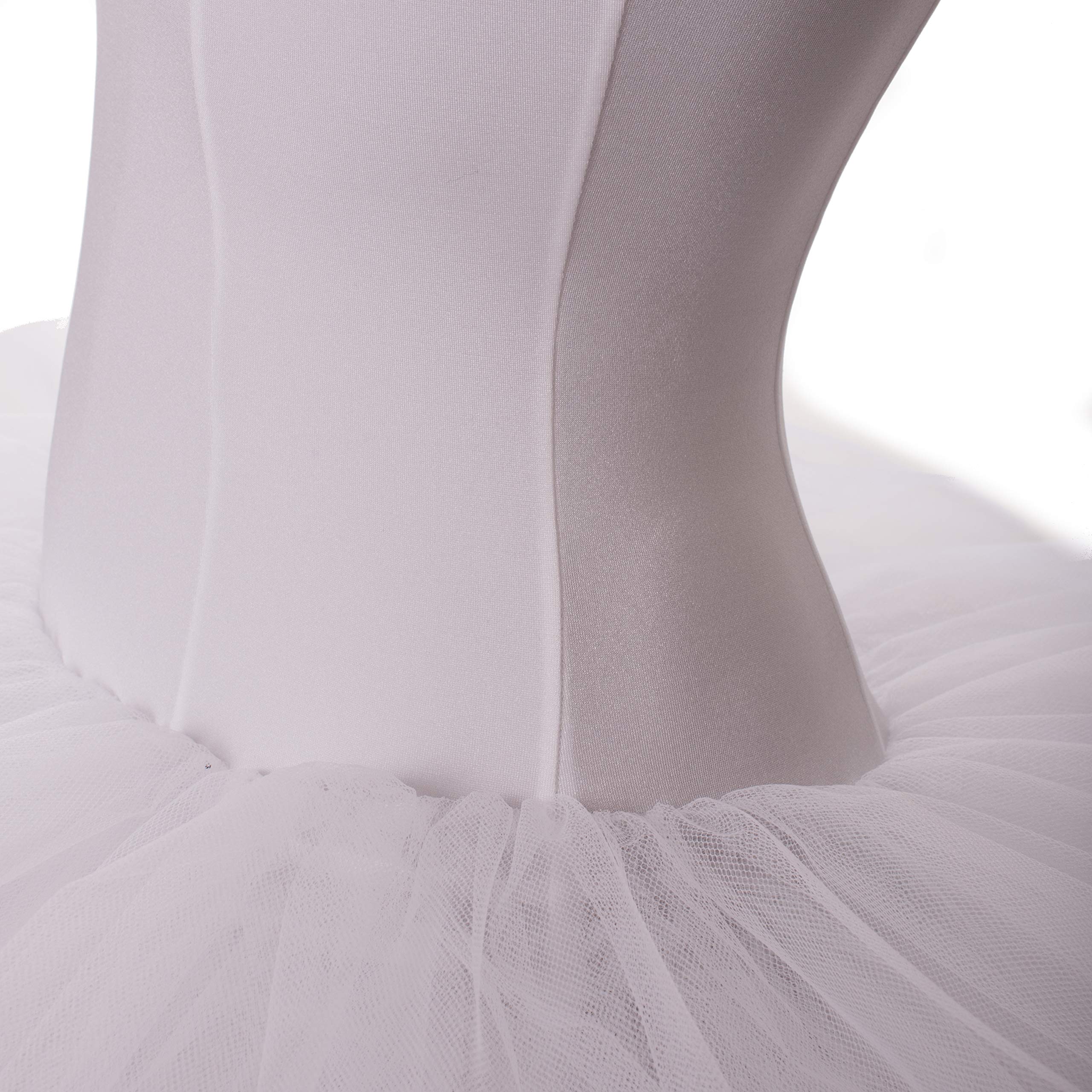 GISI Danza tutù Body in Lycra per Danza Classica - 100% Made in Italy (S - Giro Busto 140/145 Cm)
