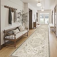 Vista 271 de Madane Alfombra Pasillera Lavable - Alfombras Pasilleras 2x6 para Pasillos de 6 Pies Antideslizante Vintage Alfombra Pasillera de Cocina