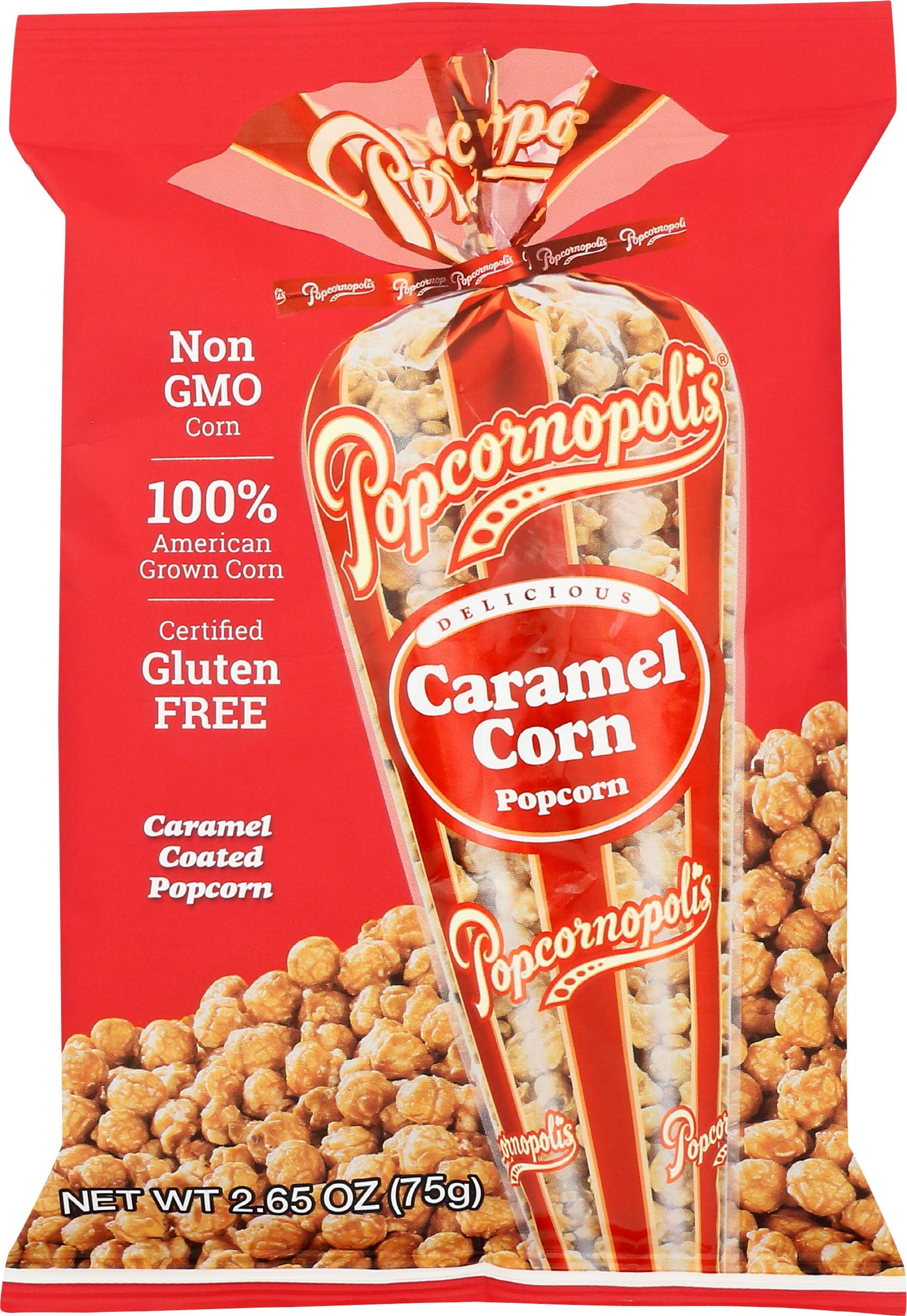Popcornopolis Caramel Popcorn, 2.65 Oz