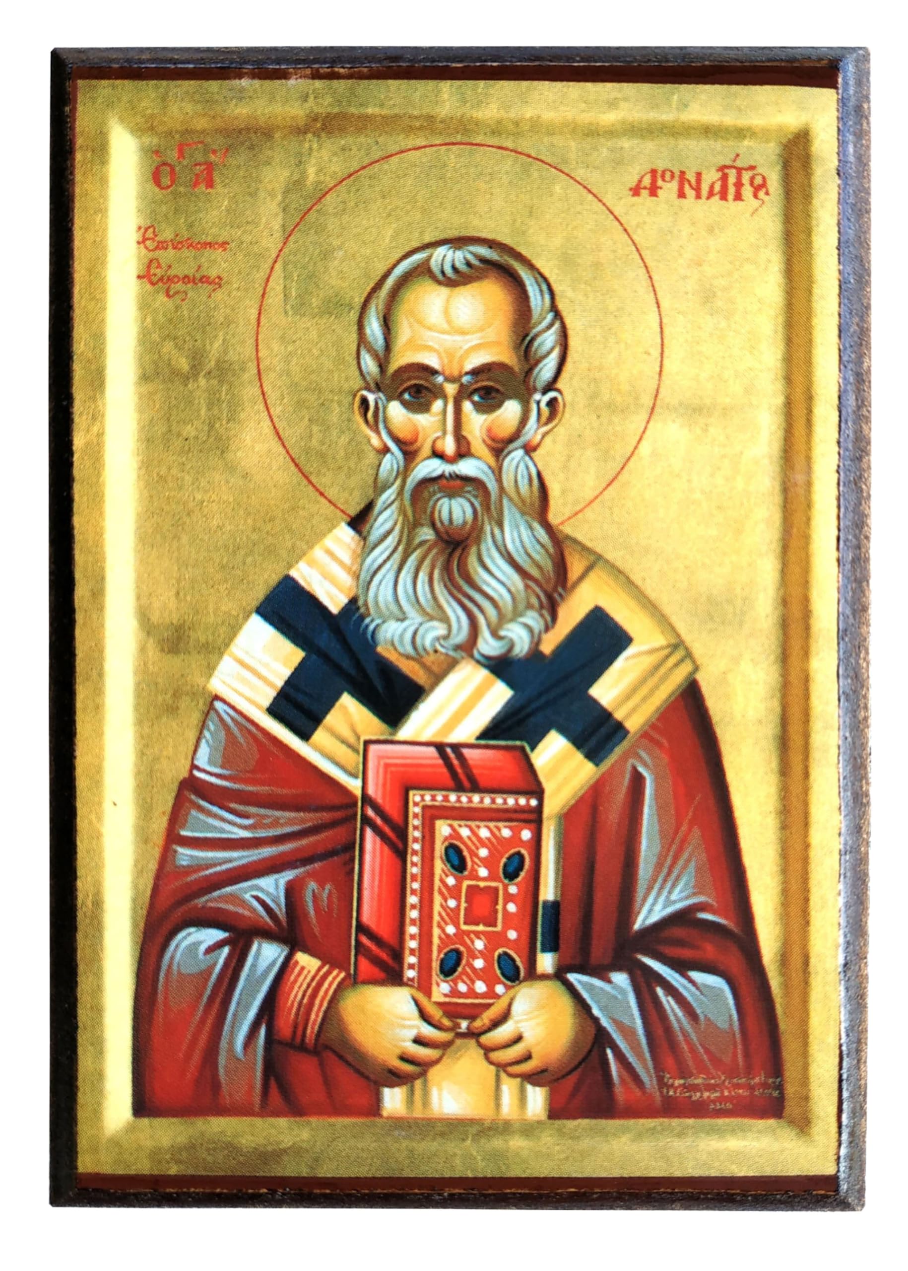 SAINT DONATUS, BISHOP OF EUROEA IN EPIRUS, GREECE - Greek Byzantine Orthodox Icon