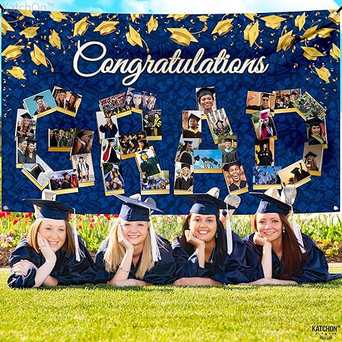 Miniatura 7 de KatchOn, Cartel de fotos de graduación de felicitaciones  Grande, 72 x 44 pulgadas  Cartel de graduación personalizado 2024  Cartel de fotos de
