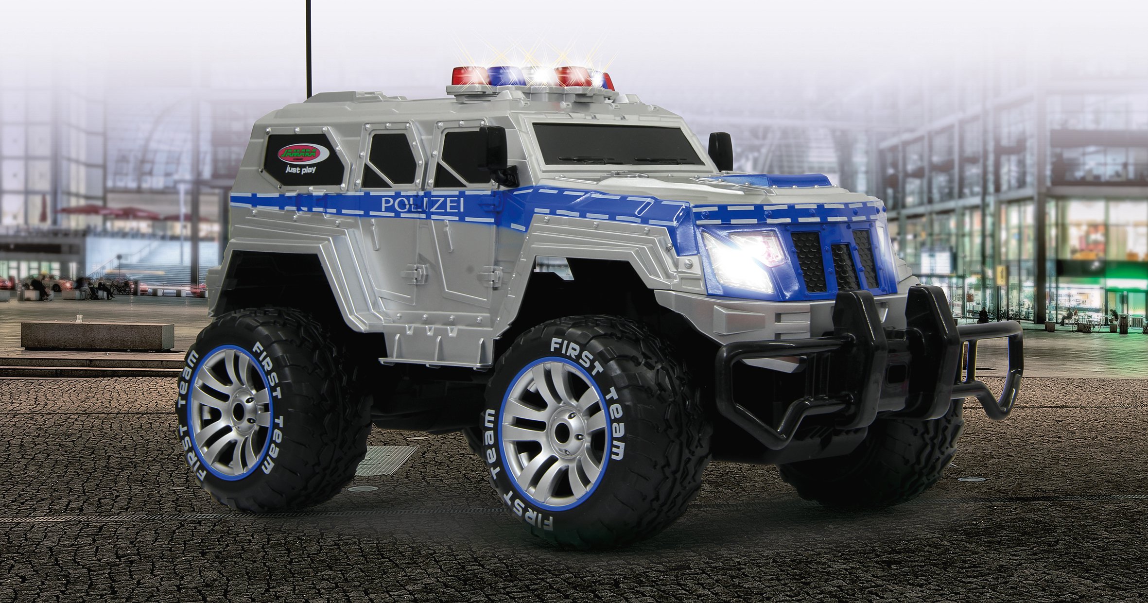 Jamara - Polizei Panzerwagen Monstertruck Coche (410032)