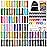 WEREWOLVES Paracord 550 Combo Crafting Kits with Instruction- 80 Colors 10ft Multifunction Paracord Ropes and Complete Accessories for Making Paracord Bracelets, Lanyards, Dog Collar (Lucky)