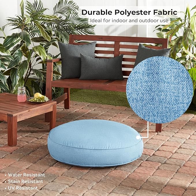 Cama Redonda Perro Almohadón Pequeña Lavable y Resistente al Agua miniatura 6