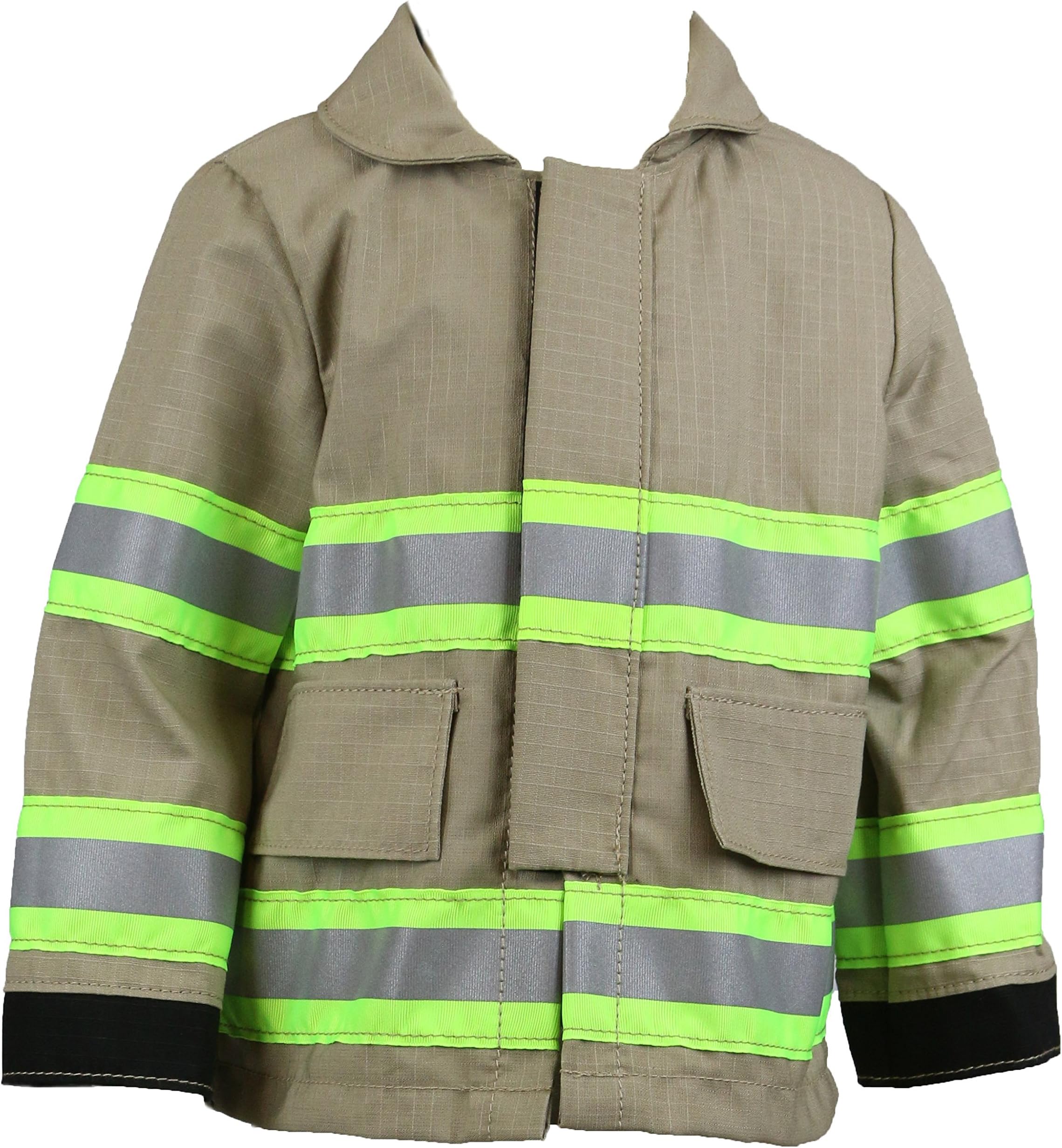Fully Involved StitchingFirefighter Personalized Tan Toddler Jacket (4T)