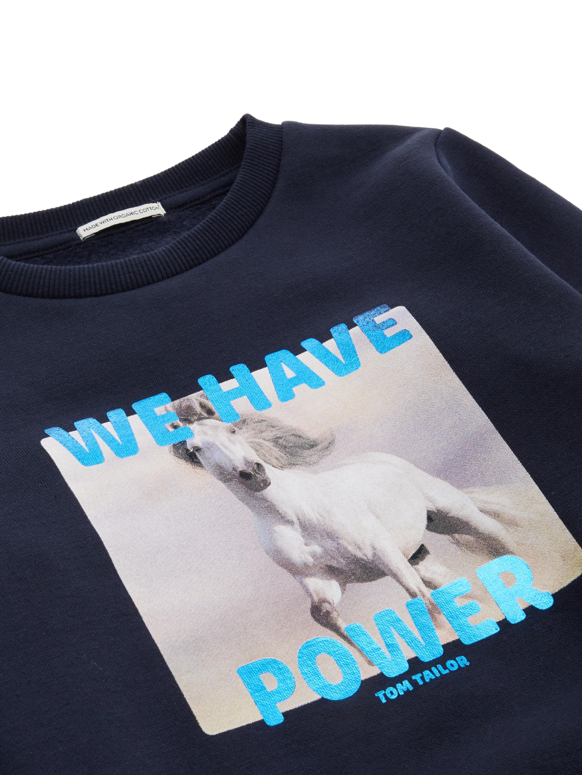TOM TAILOR Bluza dziecięca dla dziewczynek, 10668 - Sky Captain Blue, 92-98