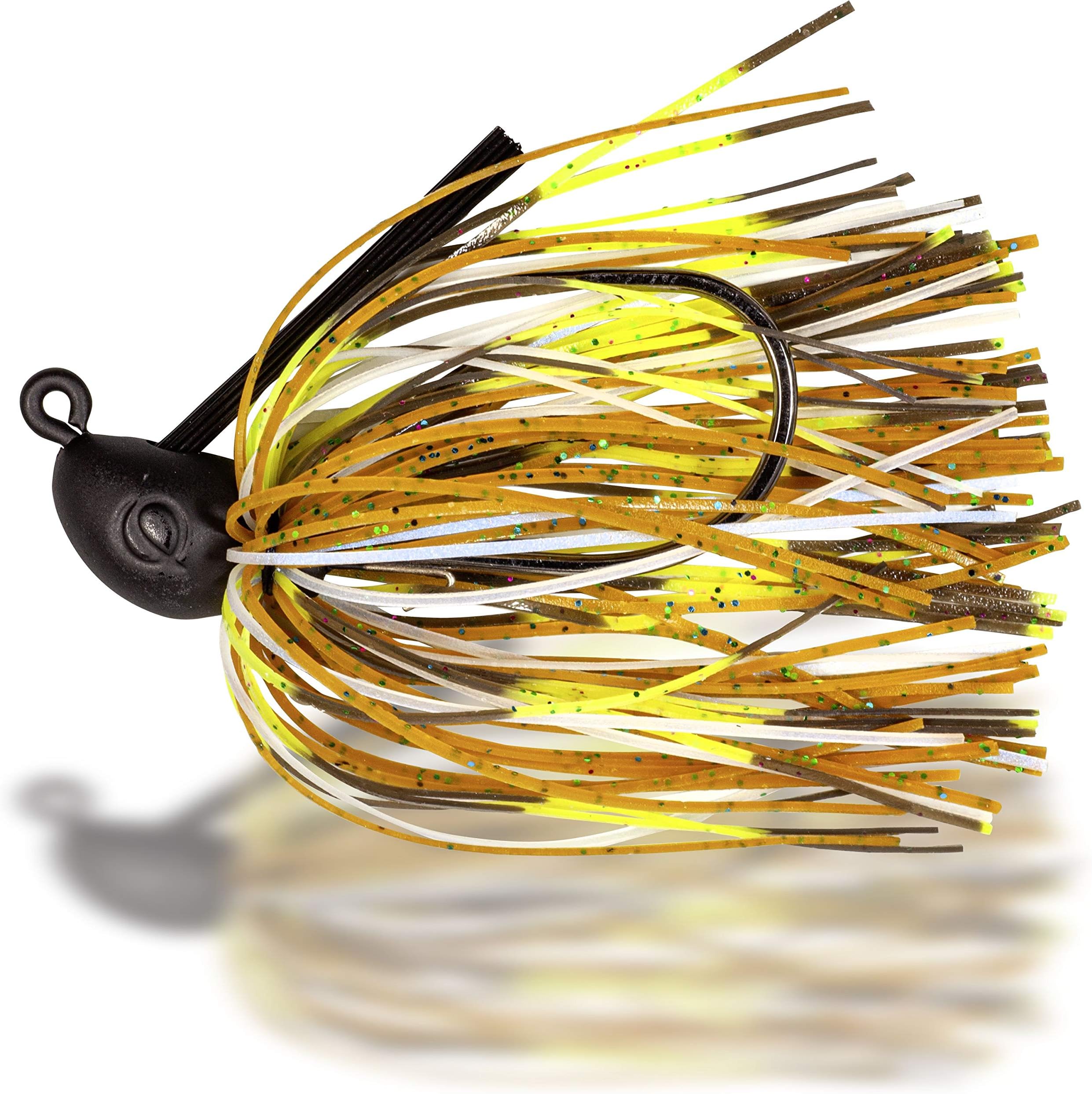 Quantum Premium Rubber Jig Fishing Hooks Predatory Fish Fishing with Herb Protection Jig Hooks Jig Heads Green Pumpkin 3/0