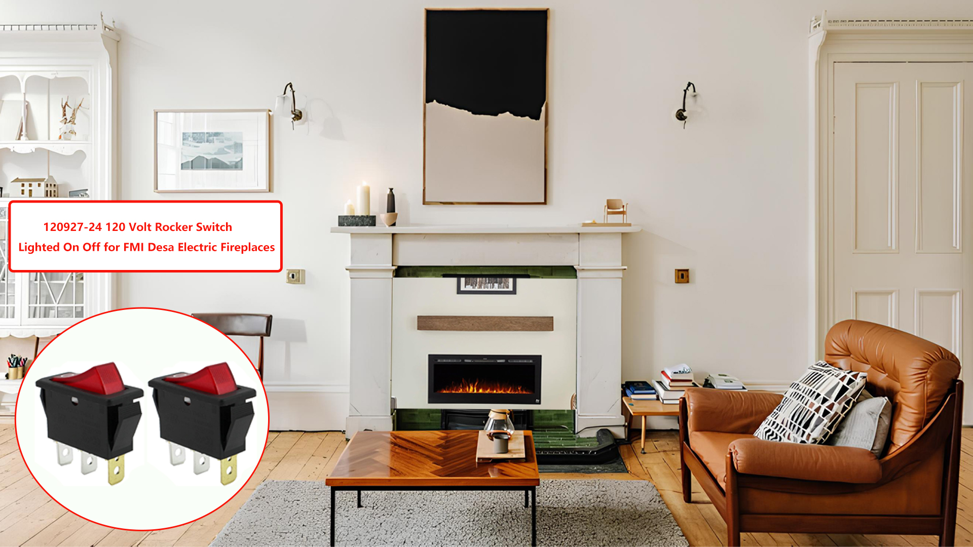 On Off Switch Electric Fireplace