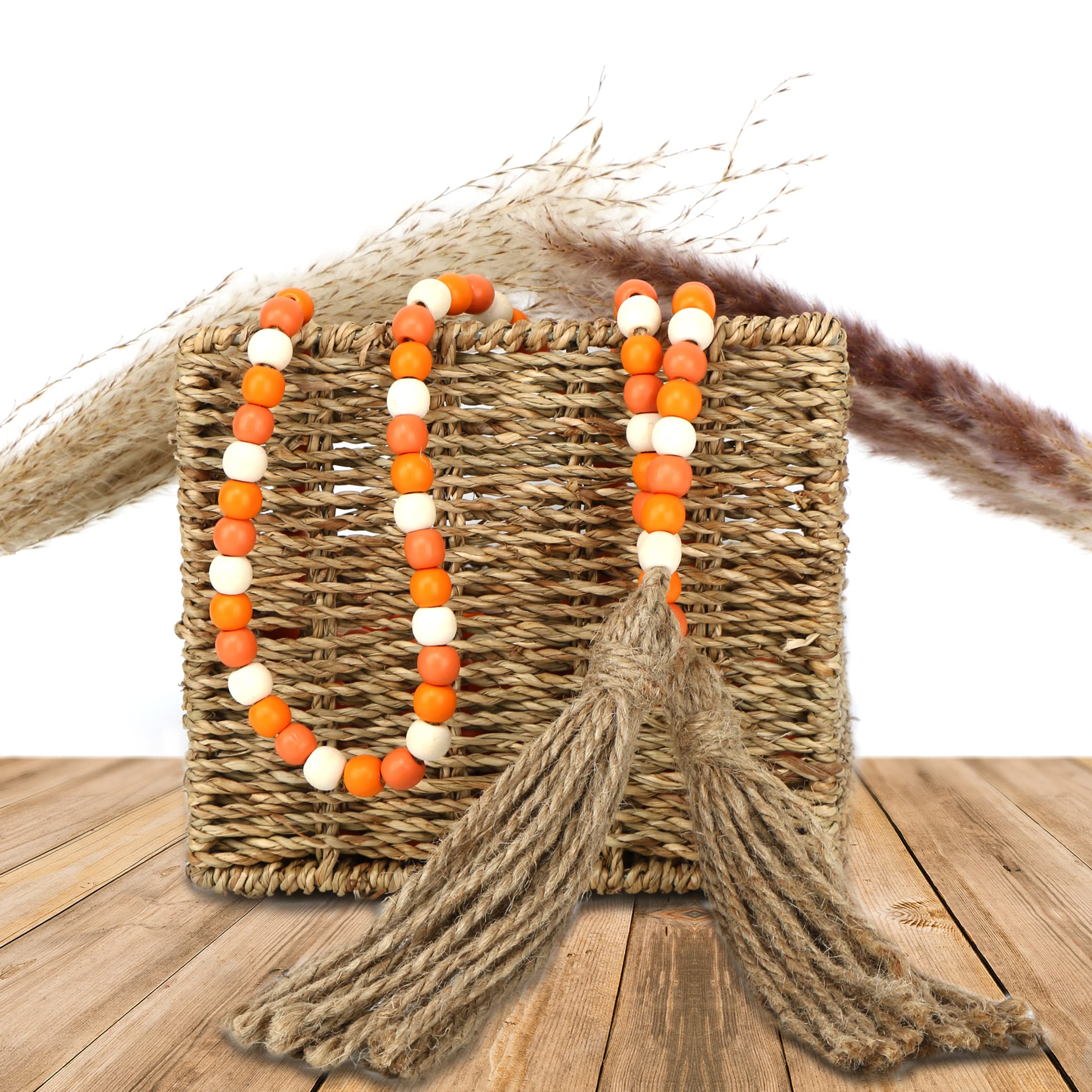 Tassels For Graduation Cap 2025 16ft Wood Bead Garland With