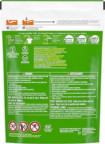 Miniatura 3 de Gain Flings! Jabón líquido para ropa sucia, compatible con HE, paquete de 3 bolsas, 111 unidades, aroma de larga duración, aroma original