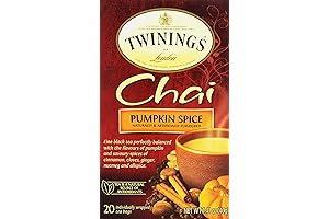 of London Pumpkin Spice Chai Tea, 20 Count: Cozy Holiday Sips