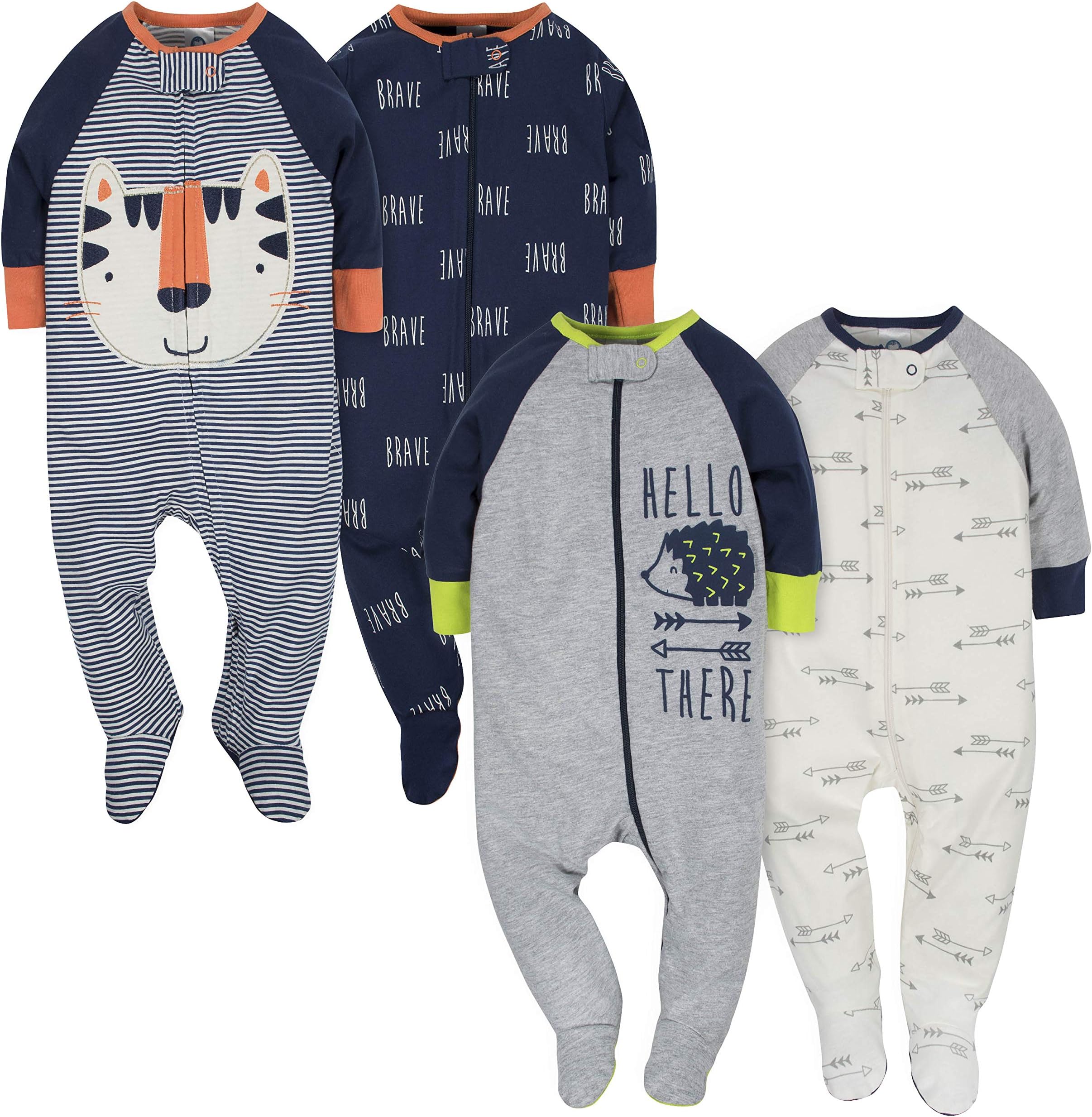 Gerber ベビー 男の子 4パック Sleep 'N Play