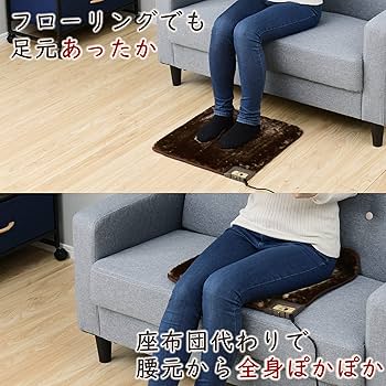 Amazon.co.jp: [山善] ミニマット 45×45cm ホットマット 強弱