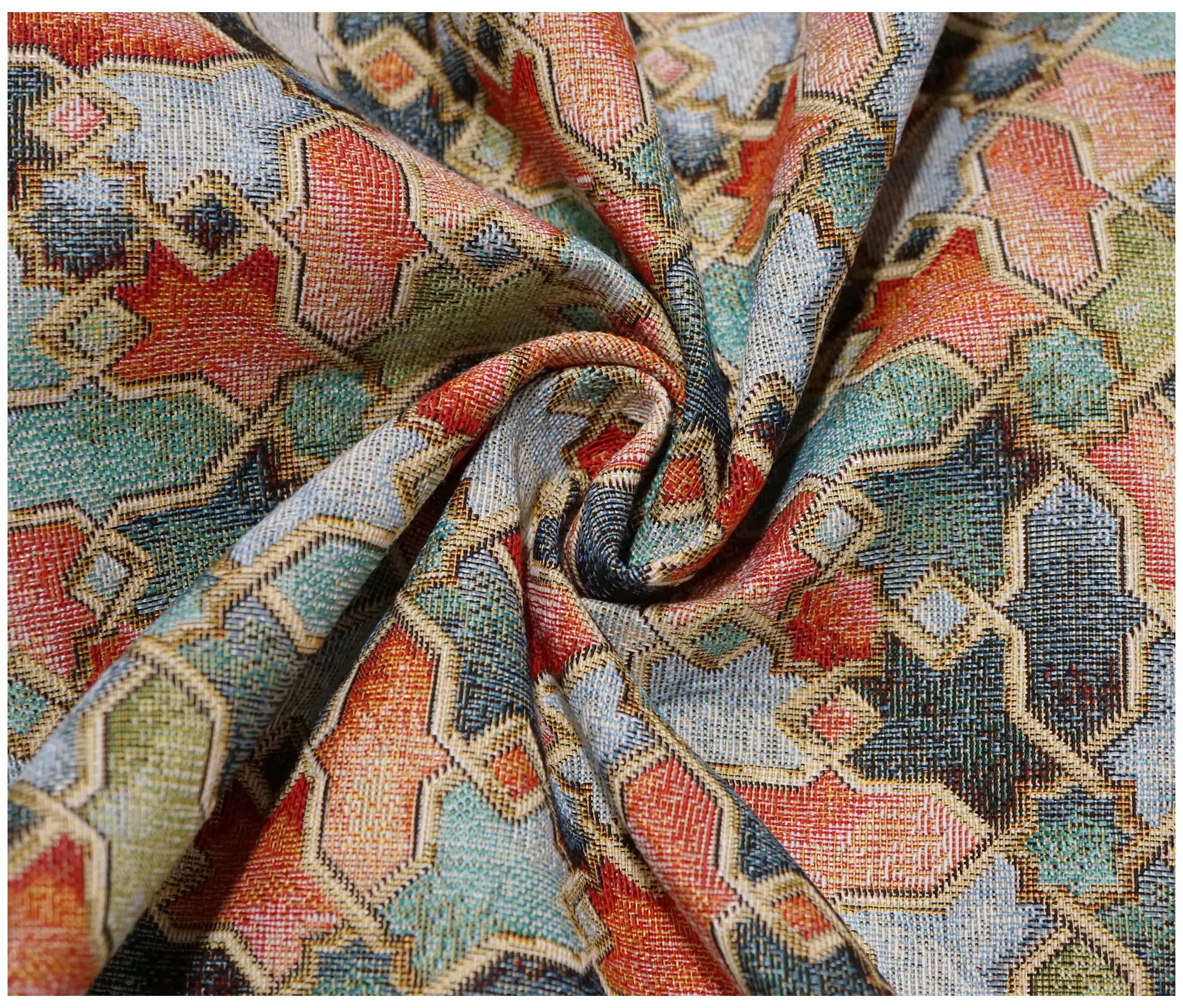 Thefabrictrade Michaelangelo Luxury Tapestry Woven Curtain Upholstery Fabric Sofa Cushion Durable Material (1500 X 140Cm (Full Roll), Michelangelo)