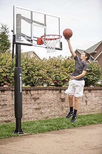Miniatura 18 de Silverback In-Ground Basketball Hoops, Adjustable Height Tempered Glass Backboard and Pro-Style Flex Rim. - Multiple Styles Available