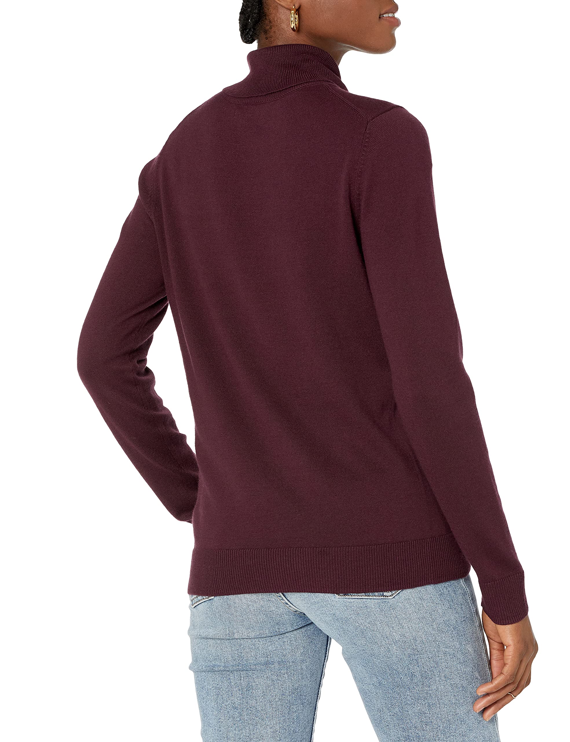 Amazon Essentials Maglione A Collo Alto E Maniche Lunghe Leggero con vestibilità Classica (Taglie Forti Disponibili) Donna