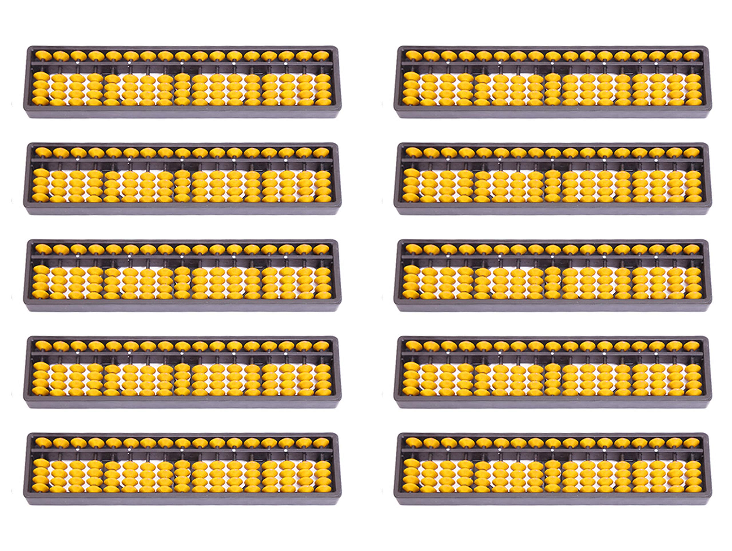 Spillbox Abacus Math Learning Kit for Kids 17 Rod Yellow (Pack of 10) (B0855TZXMM) Amazon Price History, Amazon Price Tracker