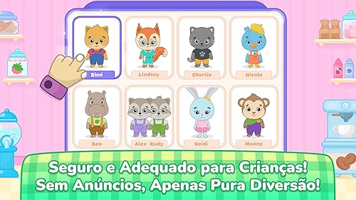 Jogos infantis de cozinha - Jogo educativo de fazer pizza para crianças 2-5 anos
