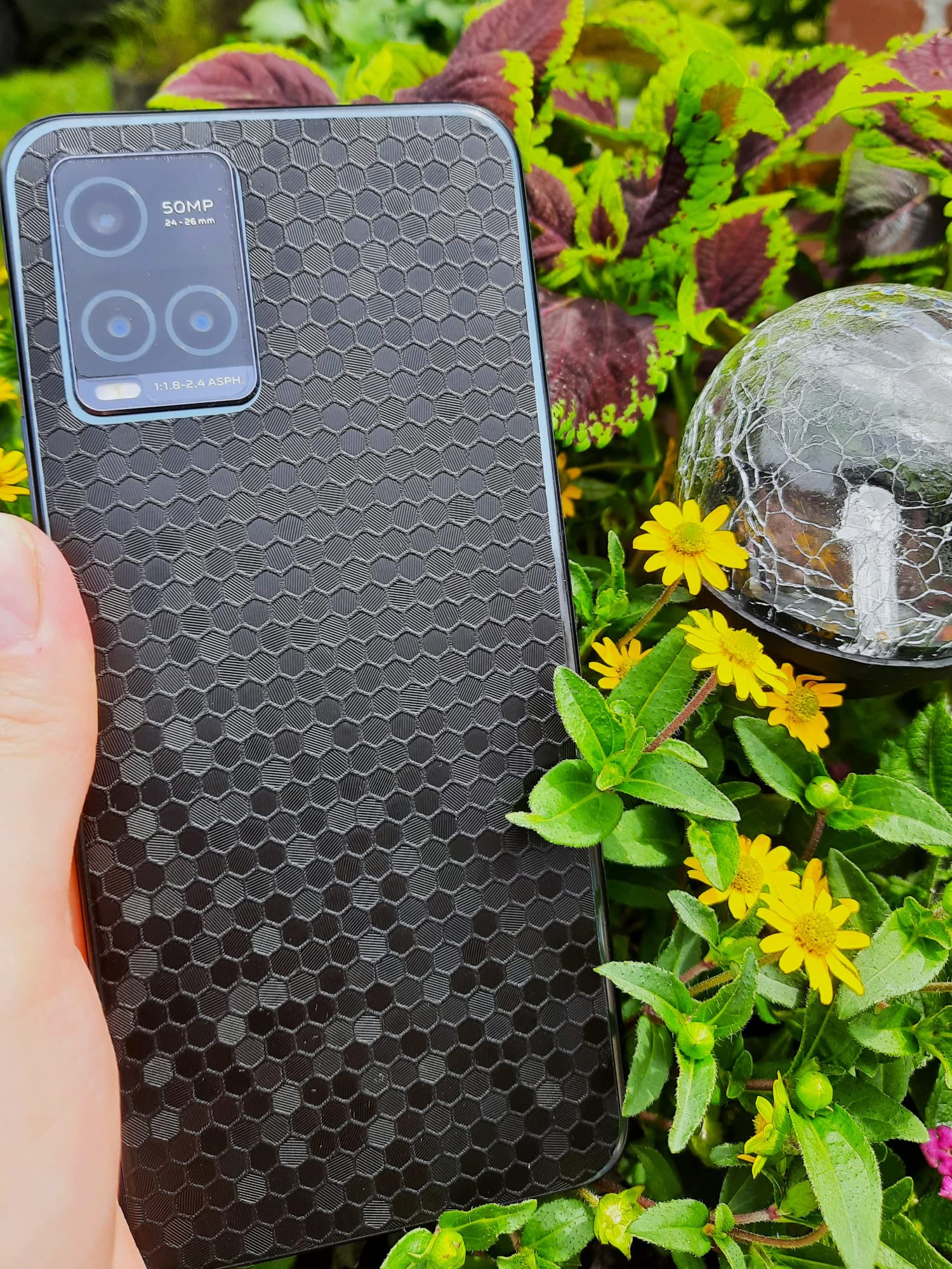 Apgo Skin Schutzfolie Für Honor Note 10 | Beton-Optik Vinylfolie | Schutz Vor Kratzern & Verbesserter Griff