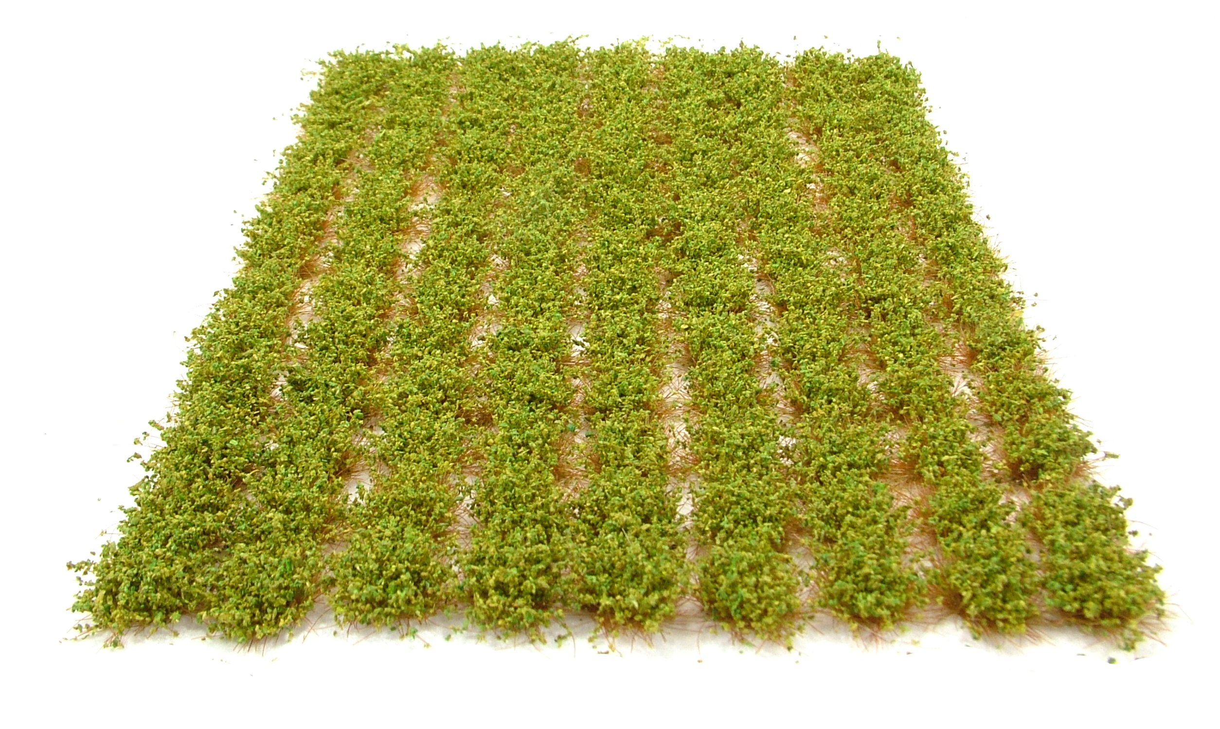 Light Green Bushy Tufts x91 Self Adhesive Static Grass - Warpainter Scenics