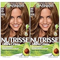 Vista 31 de Garnier Color de Cabello Nutrisse Crema Nutritiva, 10 Negro (Regaliz) Tinte Permanente para el Cabello, 1 Unidad (El Empaque Puede Variar)