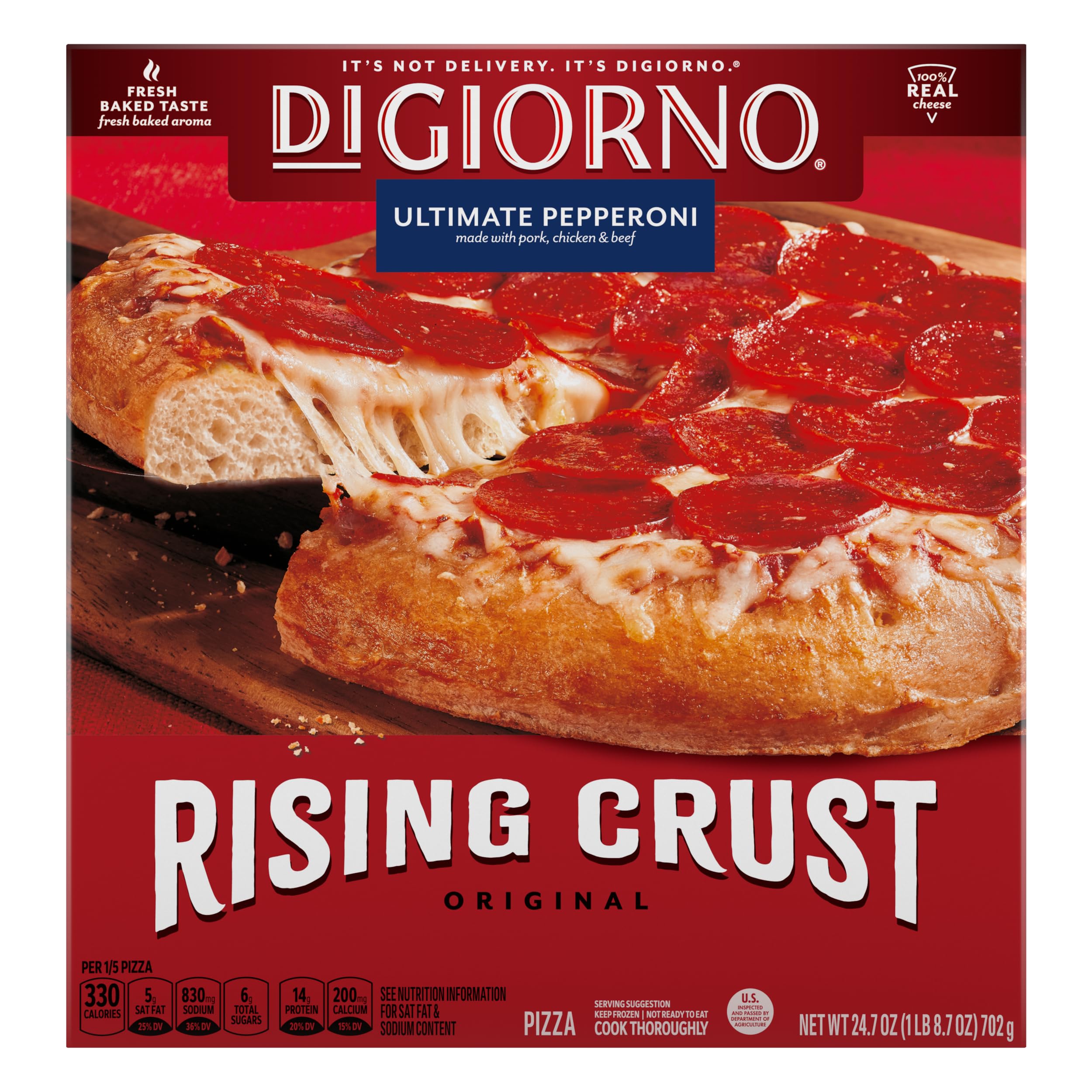 Digiorno Frozen Pizza Rising Crust Pepperoni Pizza 24 7 oz — view 3