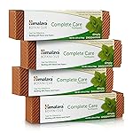 Himalaya Botanique Complete Care Toothpaste, Herbal, Peppermint Flavor, Fights Plaque, Freshens Breath, Fluoride Free, No Artificial Flavors, SLS Free, Cruelty Free, Foaming, 5.29 Oz, 4 Pack